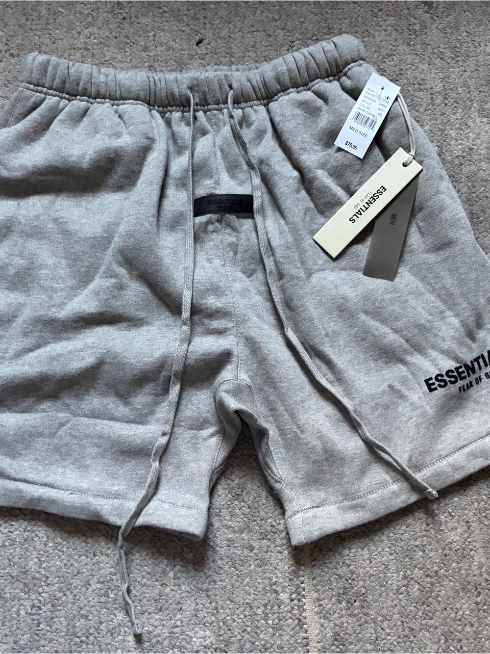 Essentials Men’s Gray Sweat Shorts